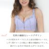 ブラジャー下着大きいサイズ補正女性育乳大きな胸を小さく見せる脇高脇肉レースグラマーメール便送料無料