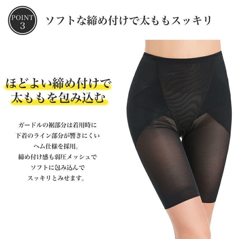 ガードルショーツハイウエストお腹引き締め補正下着美尻美脚骨盤ケアレディースヒップアップおうち時間加圧40代50代60代メール便送料無料2