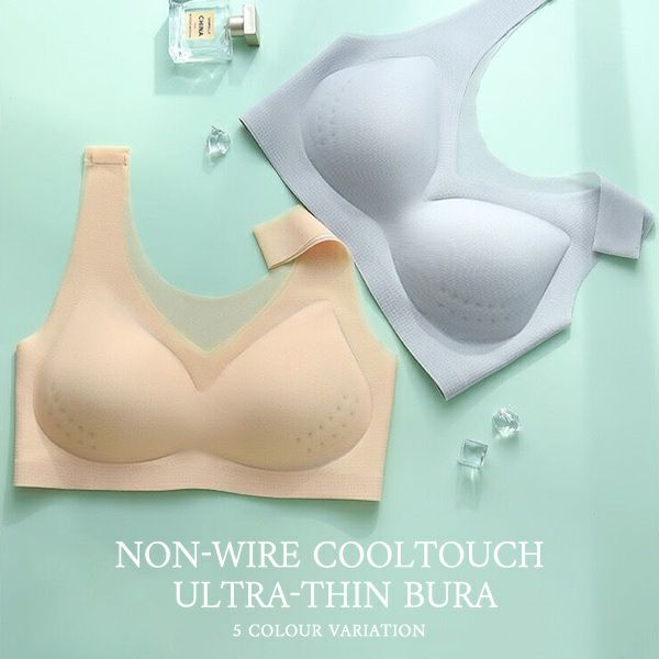 ノンワイヤーブラジャー下着薄手接触冷感ひんやりシームレス吸汗速乾通気性快適蒸れない大きいサイズメール便送料無料2予約7/20～31入荷予定